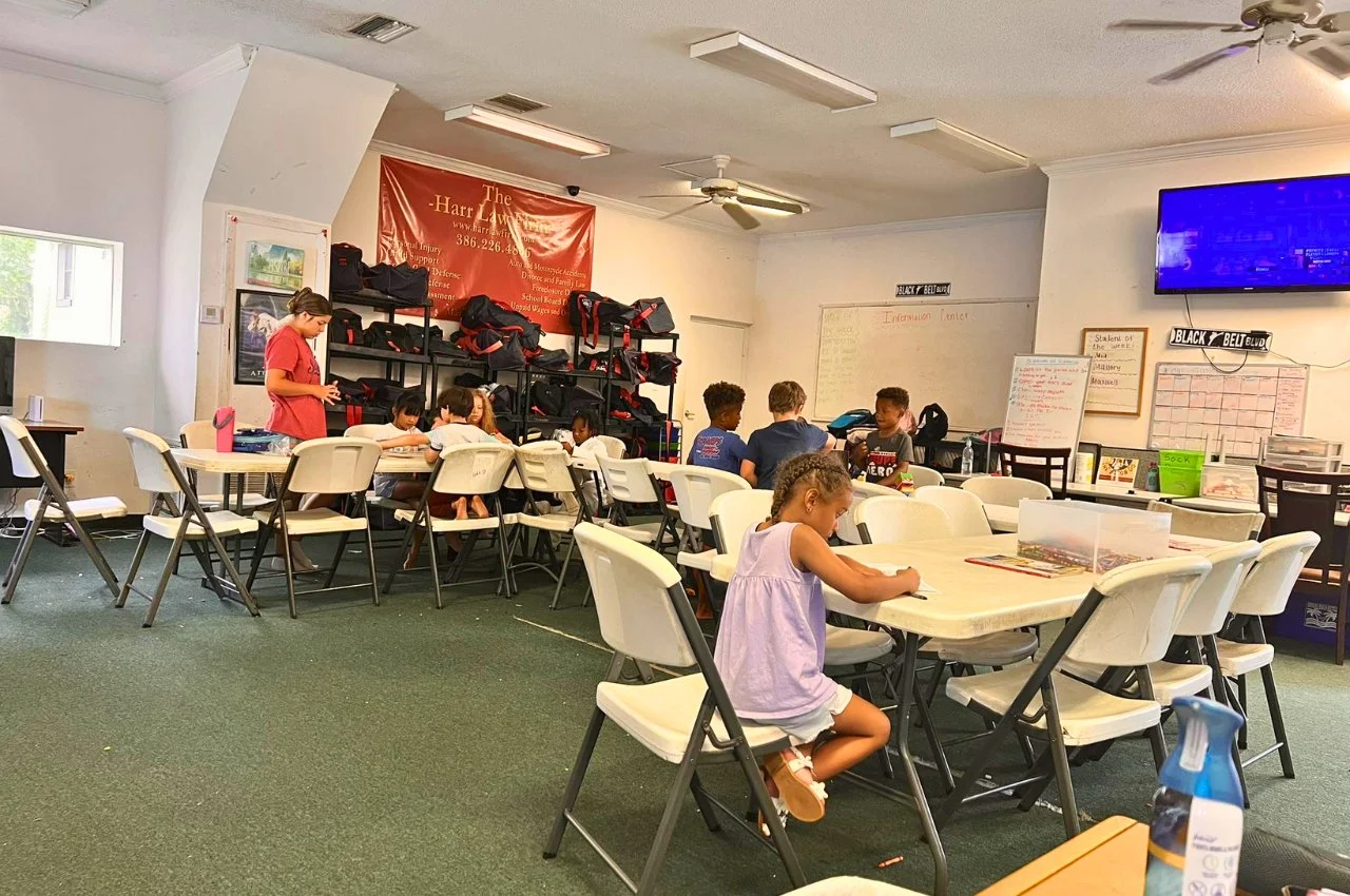 Kids enjoying a martial arts birthday party at Emerald Rolling Academy